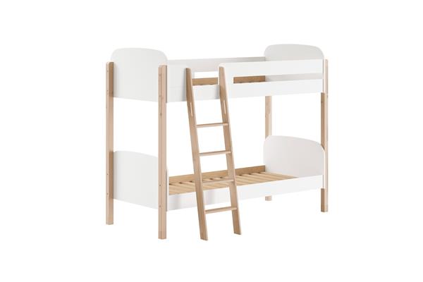 Grote foto kiddy stapelbed 90x200 wit vipack huis en inrichting bedden
