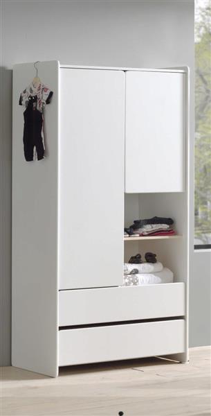 Grote foto kiddy stapelbed 90x200 wit vipack huis en inrichting bedden