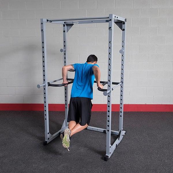 Grote foto powerline dr100 dip rack attachment voor ppr200x en bfpr100 sport en fitness fitness
