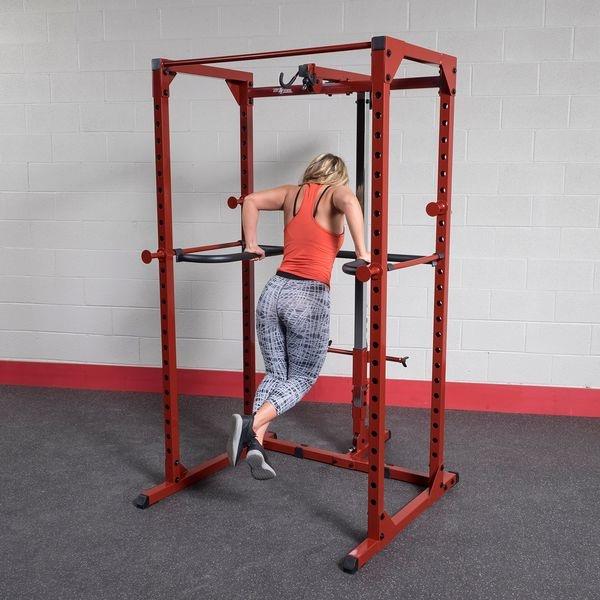 Grote foto powerline dr100 dip rack attachment voor ppr200x en bfpr100 sport en fitness fitness