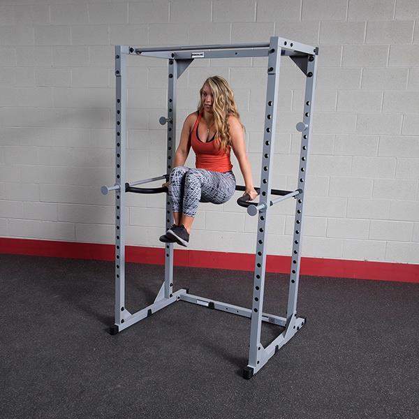 Grote foto powerline dr100 dip rack attachment voor ppr200x en bfpr100 sport en fitness fitness