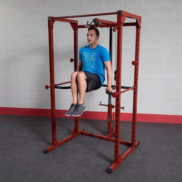 Grote foto powerline dr100 dip rack attachment voor ppr200x en bfpr100 sport en fitness fitness