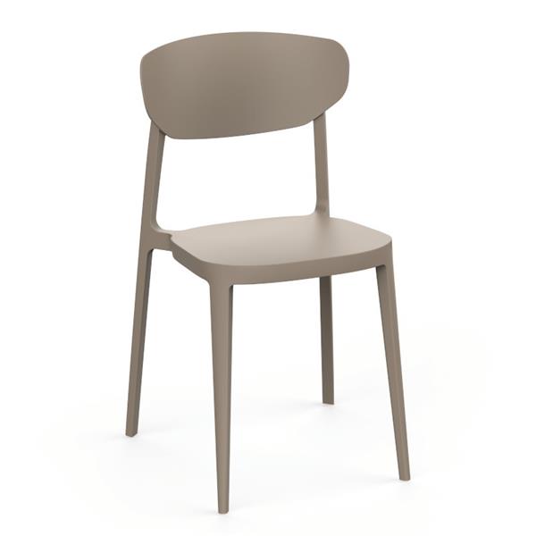 Grote foto mare kunststof vierpootstoel huis en inrichting stoelen