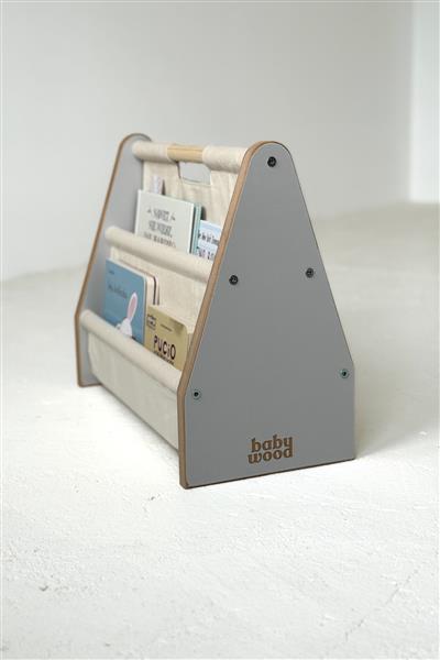 Grote foto kinderboekenrekje gray gray kinderen en baby complete kinderkamers