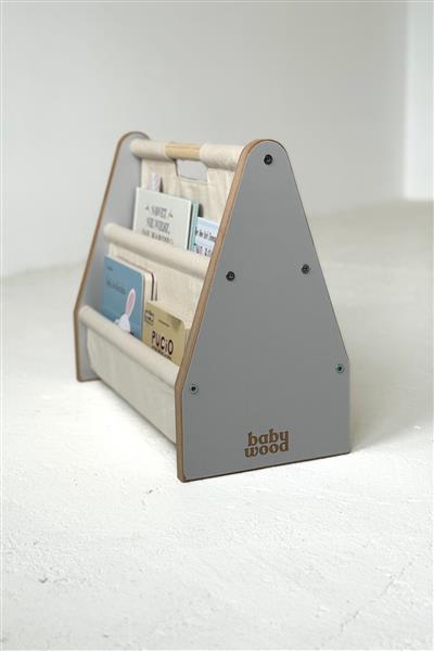 Grote foto kinderboekenrekje gray gray kinderen en baby complete kinderkamers