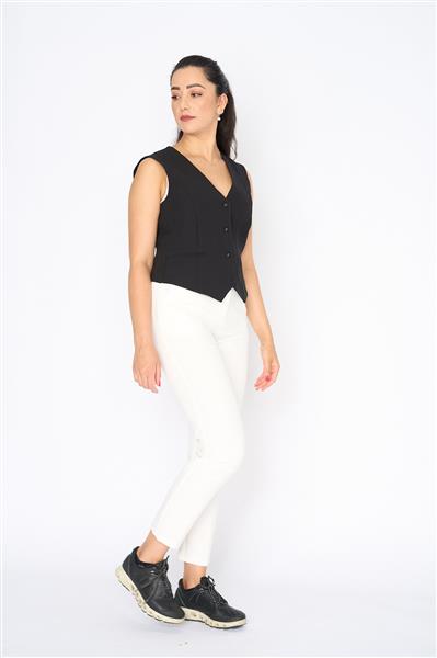 Grote foto dames pantalon straight 0396 kleding dames broeken en pantalons