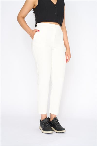 Grote foto dames pantalon straight 0396 kleding dames broeken en pantalons