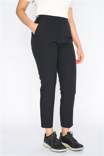 Grote foto dames pantalon straight 0396 kleding dames broeken en pantalons