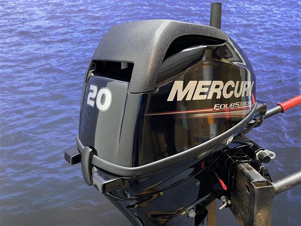 Grote foto mercury 20 pk buitenboordmotor gebruikt maar als nieuw watersport en boten buiten en binnenboordmotoren