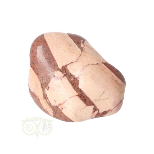 Grote foto jaspis cappuccino trommelsteen nr 24 24 gram zuid afrika verzamelen overige verzamelingen