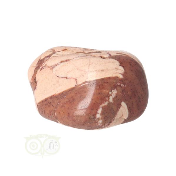 Grote foto jaspis cappuccino trommelsteen nr 24 24 gram zuid afrika verzamelen overige verzamelingen