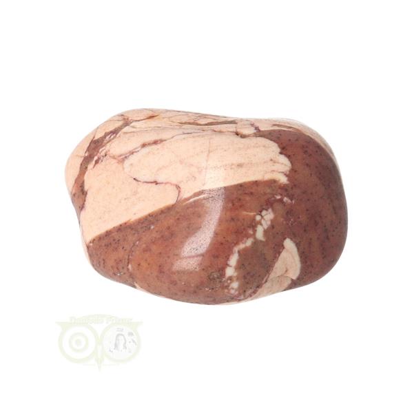 Grote foto jaspis cappuccino trommelsteen nr 24 24 gram zuid afrika verzamelen overige verzamelingen