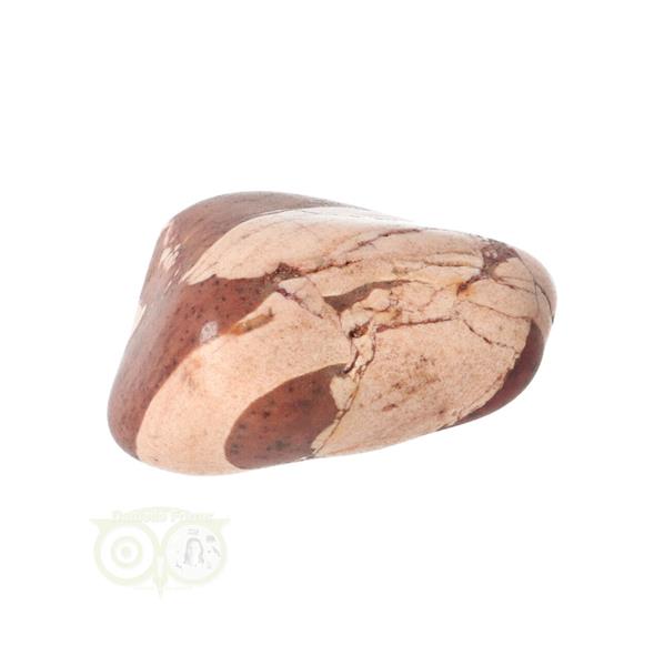 Grote foto jaspis cappuccino trommelsteen nr 24 24 gram zuid afrika verzamelen overige verzamelingen