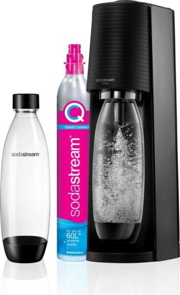 Grote foto sodastream bruiswatertoestel terra starterkit zwart huis en inrichting keukenbenodigdheden