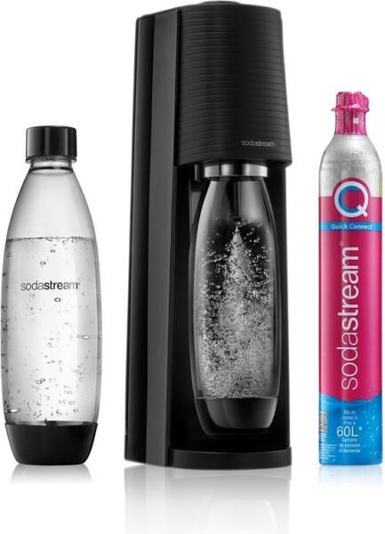 Grote foto sodastream bruiswatertoestel terra starterkit zwart huis en inrichting keukenbenodigdheden