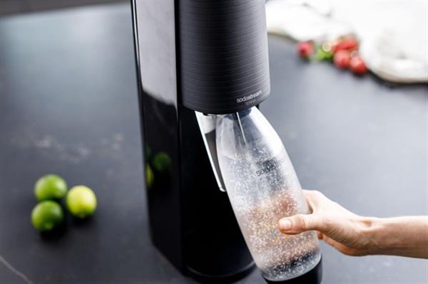 Grote foto sodastream bruiswatertoestel terra starterkit zwart huis en inrichting keukenbenodigdheden