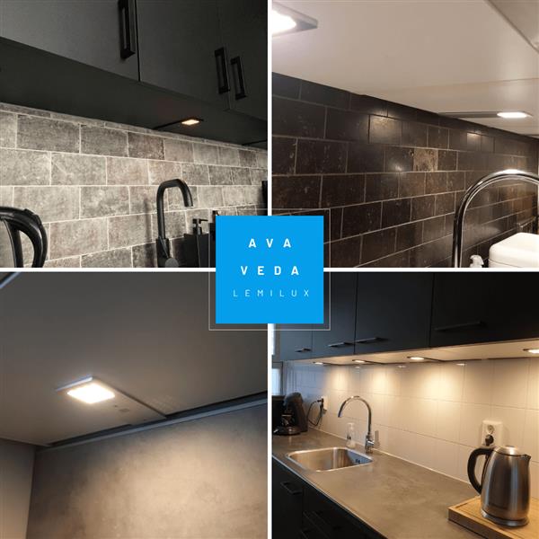 Grote foto ava onderbouw keukenverlichting led set van 3 dimbaar huis en inrichting overige