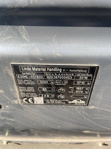 Grote foto linde e 30 agrarisch heftrucks