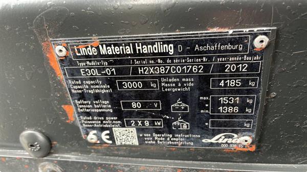 Grote foto linde e30l agrarisch heftrucks