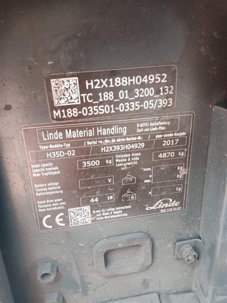 Grote foto linde h35d agrarisch heftrucks