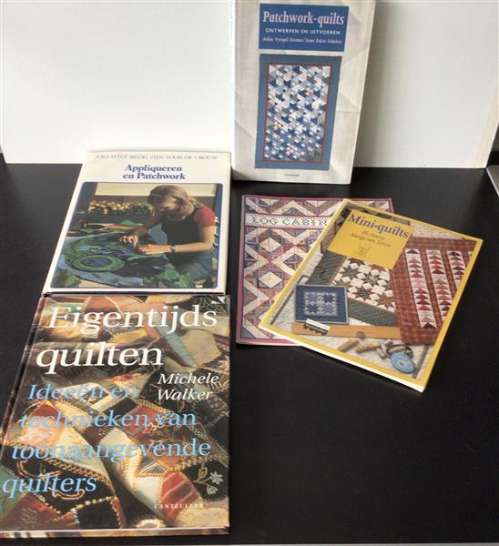 Grote foto patchwork quilt boeken hobby en vrije tijd borduren