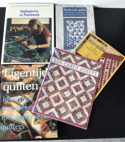 Grote foto patchwork quilt boeken hobby en vrije tijd borduren