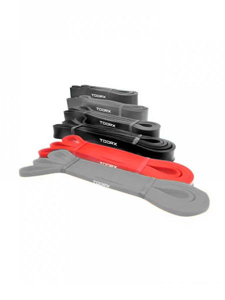 Grote foto toorx fitness power bands resistance bands weerstandsbanden oranje 2080 x 4 5 x 6 5 mm sport en fitness fitness