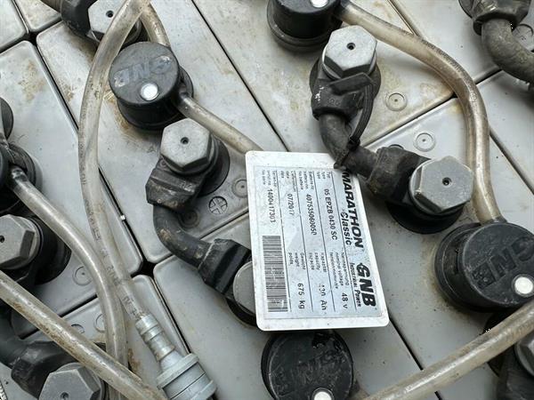 Grote foto vs 21748 elektrische triplex heftruck nissan freelift sideshift agrarisch heftrucks