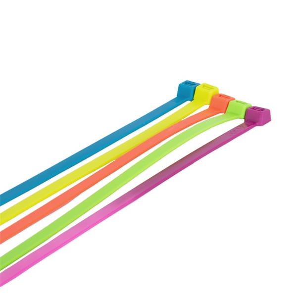 Grote foto td47 kabelbinders 4.8 x 370mm fluor deal doe het zelf en verbouw materialen en producten