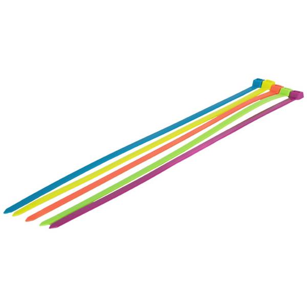 Grote foto td47 kabelbinders 4.8 x 370mm fluor deal doe het zelf en verbouw materialen en producten