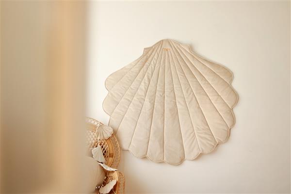 Grote foto velvet shell mat cream cream kinderen en baby complete kinderkamers