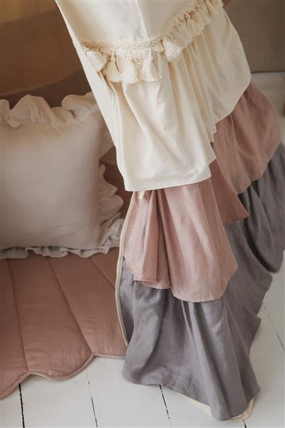 Grote foto velvet shell mat powder pink powder pink kinderen en baby complete kinderkamers