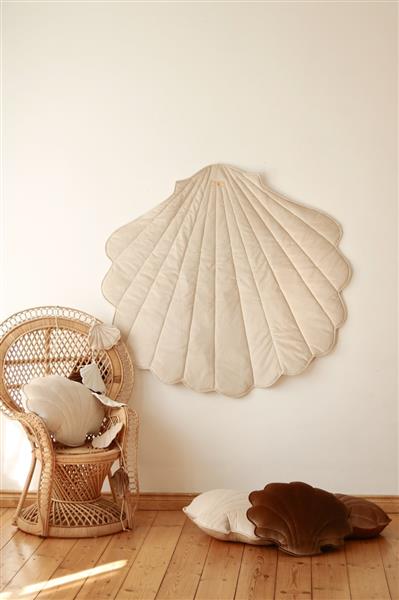 Grote foto velvet shell mat cream cream kinderen en baby complete kinderkamers