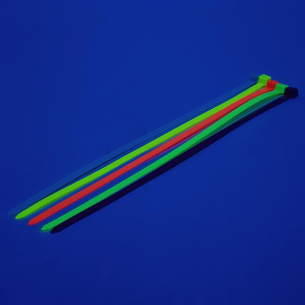 Grote foto td47 kabelbinders 7.6 x 370mm fluor deal doe het zelf en verbouw materialen en producten