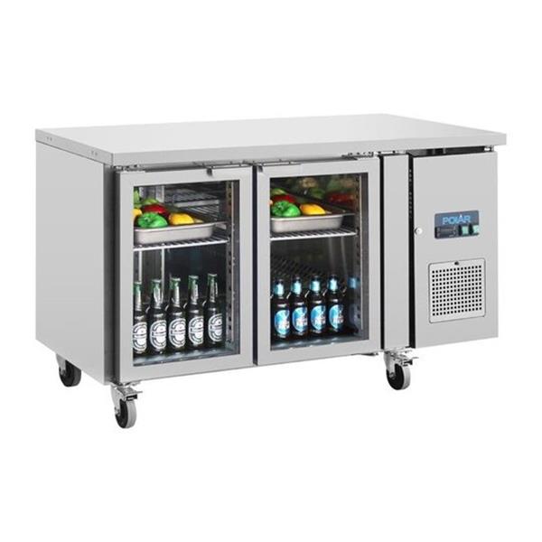 Grote foto polar u serie tweedeurs displaykoeling laag model 205l gastronoble ua023 diversen overige diversen