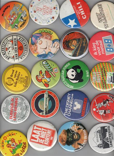 Grote foto buttons 137 x 5 5 cm 40 x 3 5 cm. 5 e 7 5 cm. verzamelen overige verzamelingen