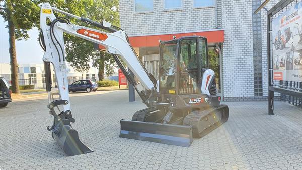 Grote foto bobcat e55z gratis hydraulische snelwissel en 3 bakken doe het zelf en verbouw kranen en graafmachines