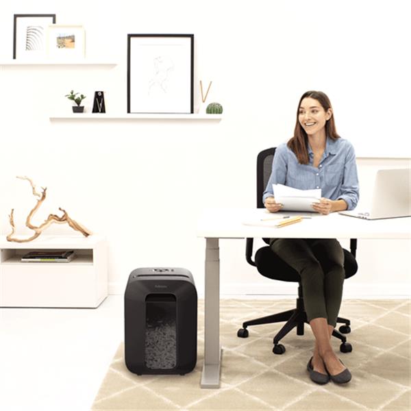 Grote foto fellowes powershred lx45 papierversnipperaar cross cut snippers p4 zakelijke goederen kantoorartikelen