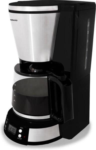 Grote foto tomado tcm1501s koffiezetapparaat filter 1x4 display met timer 12 kopjes zwart rvs verpa witgoed en apparatuur koffiemachines en espresso apparaten