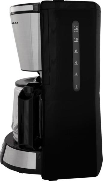 Grote foto tomado tcm1501s koffiezetapparaat filter 1x4 display met timer 12 kopjes zwart rvs verpa witgoed en apparatuur koffiemachines en espresso apparaten