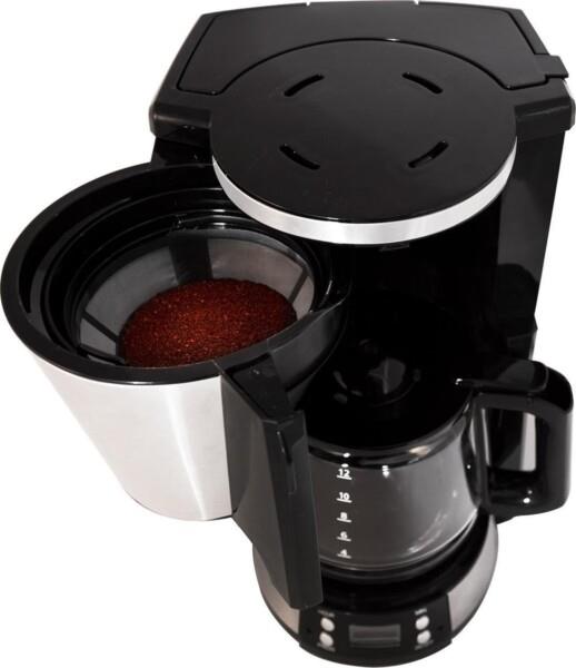 Grote foto tomado tcm1501s koffiezetapparaat filter 1x4 display met timer 12 kopjes zwart rvs verpa witgoed en apparatuur koffiemachines en espresso apparaten