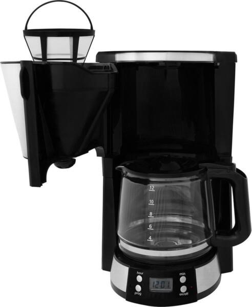 Grote foto tomado tcm1501s koffiezetapparaat filter 1x4 display met timer 12 kopjes zwart rvs verpa witgoed en apparatuur koffiemachines en espresso apparaten