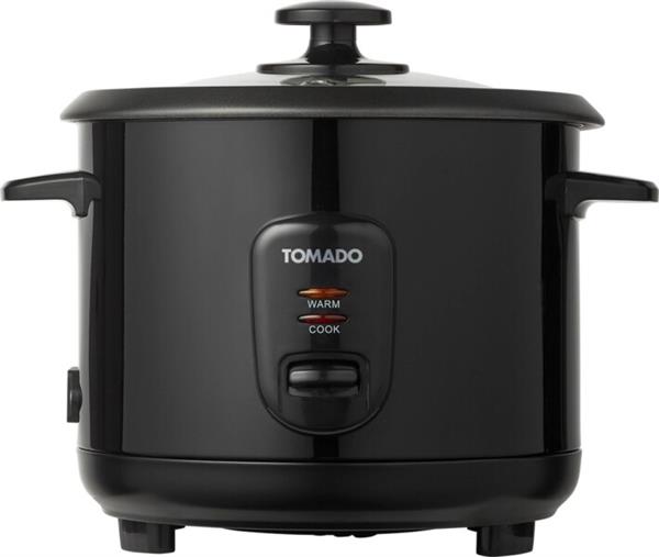 Grote foto tomado trc1001b rijstkoker 5 porties warmhoudfunctie anti aanbaklaag zwart verpakking be huis en inrichting keukenbenodigdheden