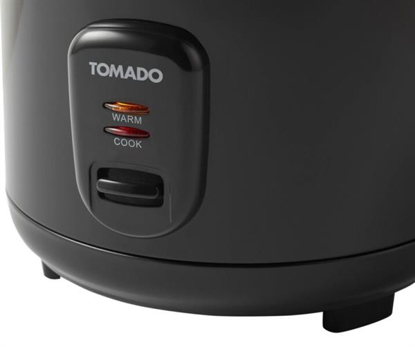 Grote foto tomado trc1001b rijstkoker 5 porties warmhoudfunctie anti aanbaklaag zwart verpakking be huis en inrichting keukenbenodigdheden