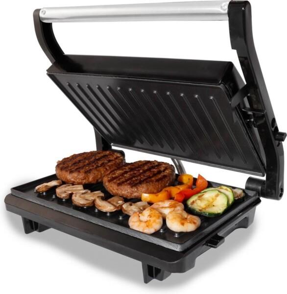 Grote foto tomado tgc2001s kleine contactgrill zwart rvs 750 watt verpakking beschadigd huis en inrichting keukenbenodigdheden
