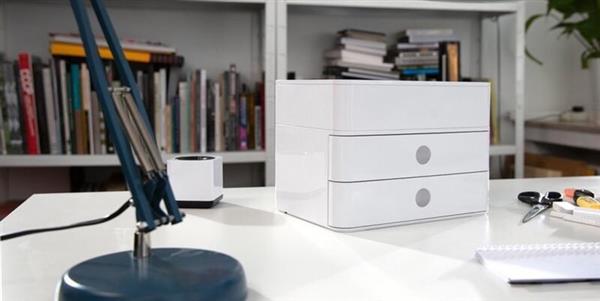 Grote foto han smart box plus allison 2 lades box sneeuwwit ha 1100 12 zakelijke goederen kantoorartikelen
