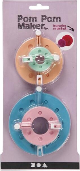 Grote foto pom pom maker d 3 5 8 5 cm 4 assorti diversen overige diversen