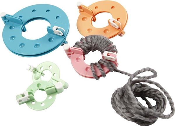 Grote foto pom pom maker d 3 5 8 5 cm 4 assorti diversen overige diversen