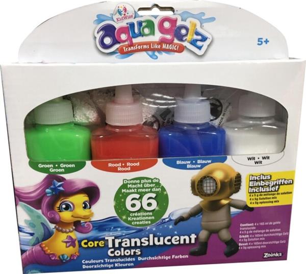 Grote foto aqua gelz refills doorzichtige kleuren navulflessen hobbypakket kinderen en baby overige
