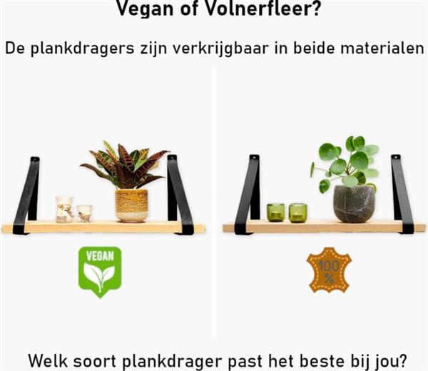 Grote foto leren plankdragers zwart 4 stuks echt leer zwarte plankendragers plank dragers planken d huis en inrichting woningdecoratie